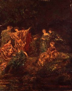 Fête Galante, vers 1870