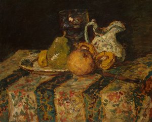 Nature morte avec fruits et cruche à vin - Adolphe Joseph Thomas Monticelli