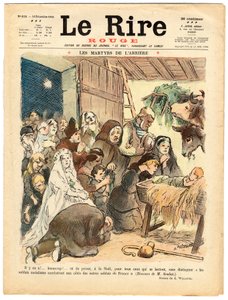Couverture de "Le Rire Rouge", Satirique en Couleurs - Adolphe Leon Willette