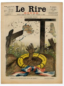 Couverture de « Le Rire Rouge », Satirique en Couleurs - Adolphe Leon Willette