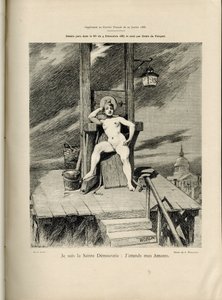 Illustration de Adolphe dit Willette (1857-1926) dans Le Courrier français, no 4 - Adolphe Leon Willette