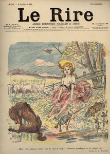 Le Petit Chaperon Rouge - bergère seins nus, Chaperon Rouge - Mais, c