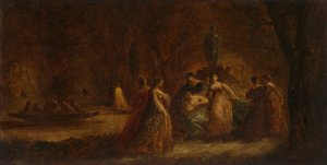 Une fête en forêt, c. 1853-1857 ou c. 1862