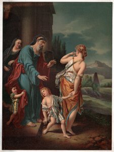Abraham et Agar (lithographie)