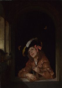 Un garçon avec une souricière, 1678