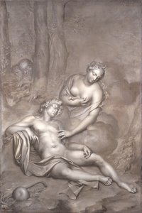 Luna (Diane) rend visite à Endymion endormi, 1696 - Adriaan van der Werff