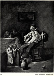 French : Joueur de luth The Guitar Player - Adriaen Brouwer