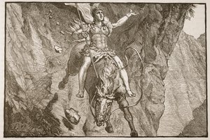 Le sacrifice de Curtius - Adriaen Brouwer