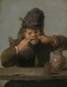 Jeune faisant une grimace - Adriaen Brouwer