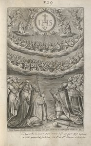 Adoration du nom de Jésus - Adriaen Collaert