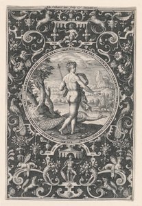 Junon, Planche 1, du Jugement de Paris - Adriaen Collaert