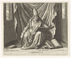 Saint Ambroise - Adriaen Collaert