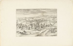 Paysage avec une ferme