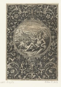 Médaillon avec un dieu de la rivière