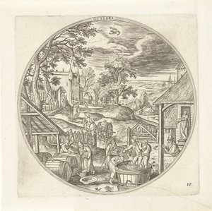 Octobre - Adriaen Collaert