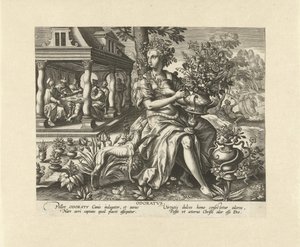 Odorat (Reuk) - Adriaen Collaert