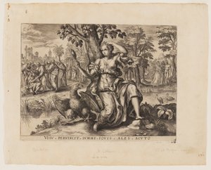 La vue, extrait de Les cinq sens - Adriaen Collaert