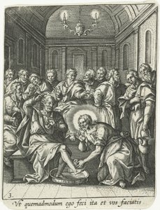 Lavage des pieds - Adriaen Collaert