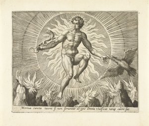 Feu (De vier elementen) - Adriaen Collaert