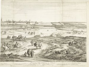 Vue de Béthune (feuille de droite) - Adriaen Frans Boudewyns