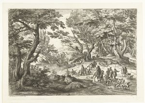 Paysage avec chasse (Paysages avec chasseurs)