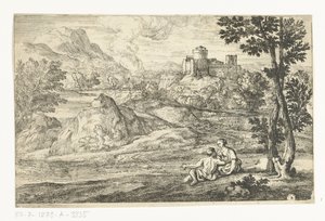 Paysage avec château - Adriaen Frans Boudewyns