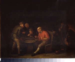 Flamands jouant aux dés - Adriaen Jansz. van Ostade