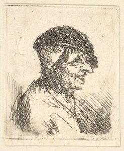 Tête de paysan, 17ème siècle