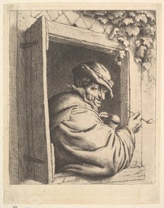 Fumeur à la fenêtre, 1610-85