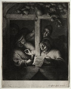 Les chanteurs de Noël - Adriaen Jansz. van Ostade