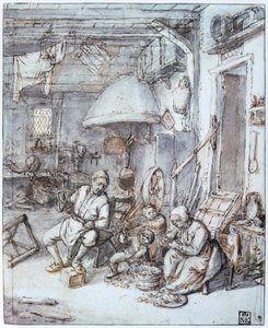 Paysans hollandais, 17ème siècle - Adriaen Jansz. van Ostade