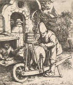 Le rémouleur, 1610-85 - Adriaen Jansz. van Ostade
