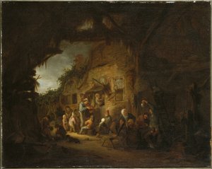 Le vieux violoniste, 1641 - Adriaen Jansz. van Ostade