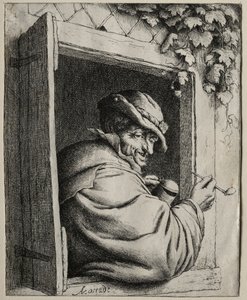 Le fumeur à la fenêtre