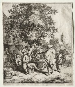 Le violoniste et le joueur de vielle - Adriaen Jansz. van Ostade