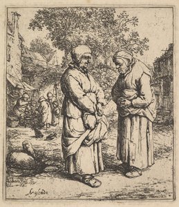 Deux commères, 1610-85 - Adriaen Jansz. van Ostade