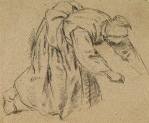 Femme se penchant, 1656 - Adriaen Jansz. van Ostade