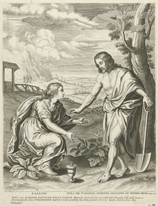 Le Christ apparaît comme jardinier à Marie Madeleine