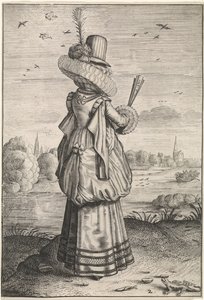 Habitus et cultus Matronarum Nobilu et Rusticarum (Vêtements et manières des dames nobles et paysannes)