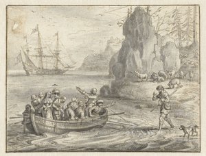 Céladon suppliant les pirates de l