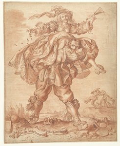 Il faut des jambes fortes pour porter le luxe - Adriaen Pietersz van de Venne