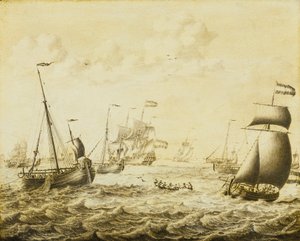 Pêche au hareng néerlandaise, fin du 17e siècle