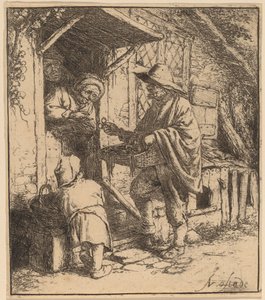 Vendeur de lunettes - Adriaen van Ostade