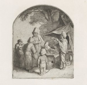Personnages près d