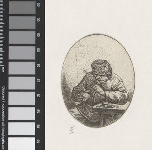 Homme allumant sa pipe - Adriaen van Ostade