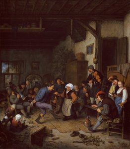 Fêtards dans une auberge