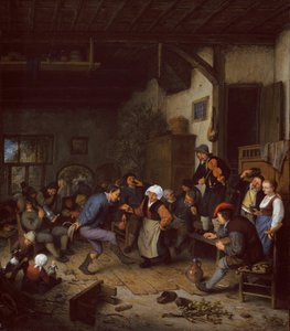 Fêtards dans une auberge, 1674 - Adriaen van Ostade