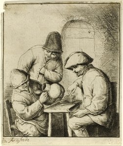 La Cruche vide - Adriaen van Ostade