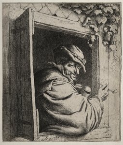 Le fumeur à la fenêtre