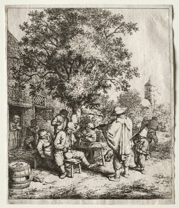 Le Violoniste et le Garçon à la Vielle - Adriaen van Ostade